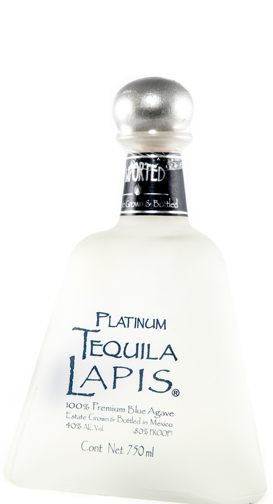 Bottle of Lapis Tequila Platinum