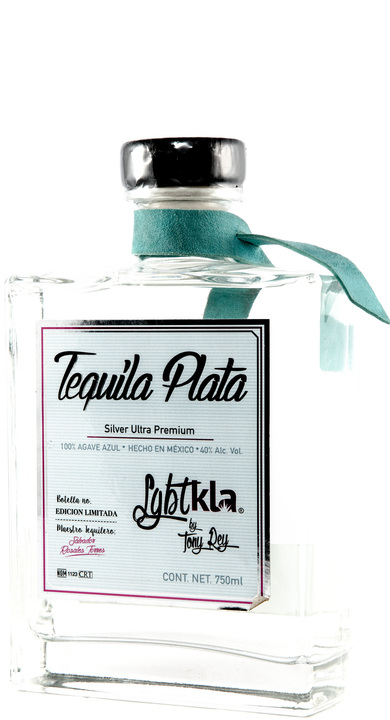 Bottle of LGBTKLA Tequila Plata