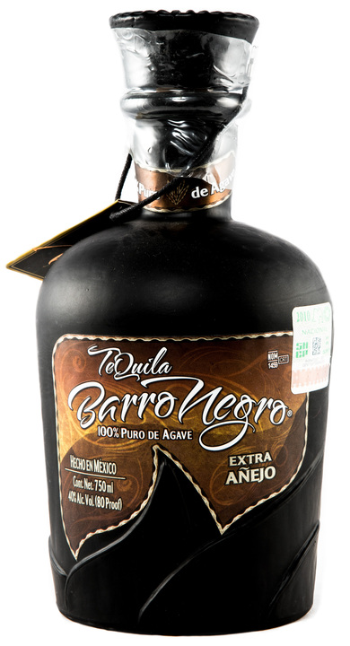 Bottle of Tequila Barro Negro Extra Añejo