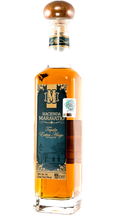 Bottle of Hacienda Maravatio Extra Añejo