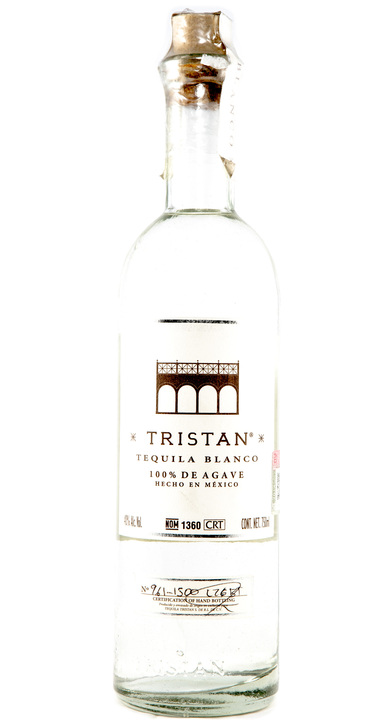 Bottle of Tristan Tequila Blanco