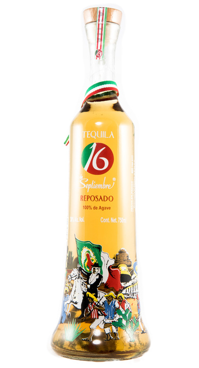 Bottle of Tequila 16 de Septiembre Reposado