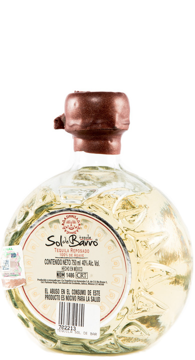 Bottle of Sol de Barro Reposado