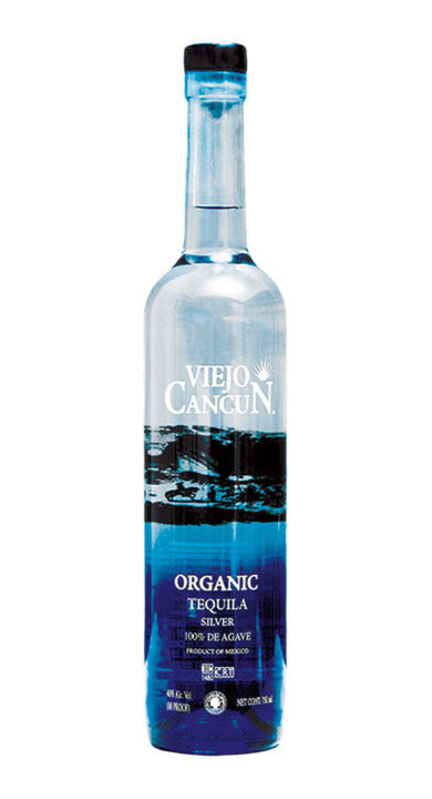 Bottle of Viejo Cancun Tequila Silver