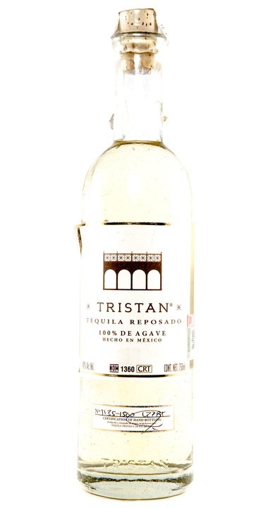 Bottle of Tristan Tequila Reposado
