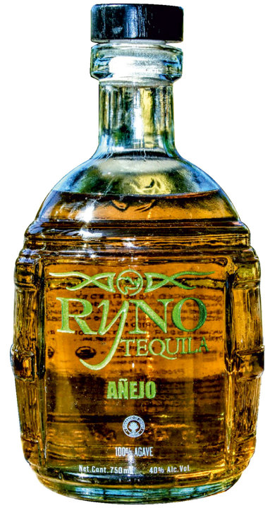 Bottle of Ryno Tequila Añejo