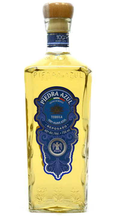 Bottle of Piedra Azul Tequila Reposado