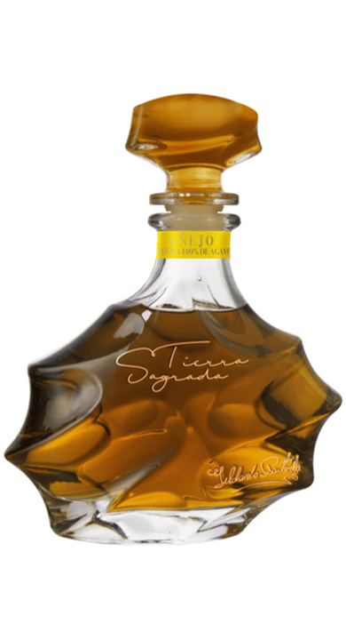 Bottle of Tierra Sagrada Añejo
