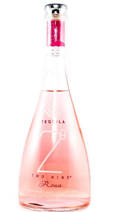 Bottle of 29 Tequila Rosa
