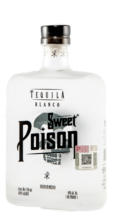 Bottle of Sweet Poison Tequila Blanco