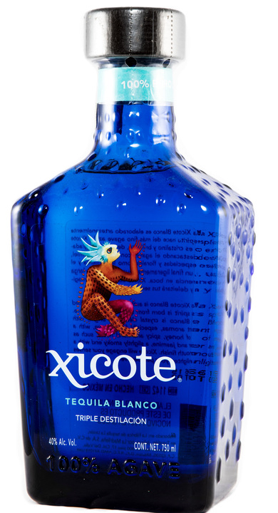 Bottle of Xicote Tequila Blanco