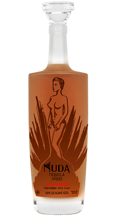 Bottle of Nuda Tequila Añejo