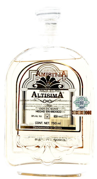 Bottle of Tequila Altisima Añejo 