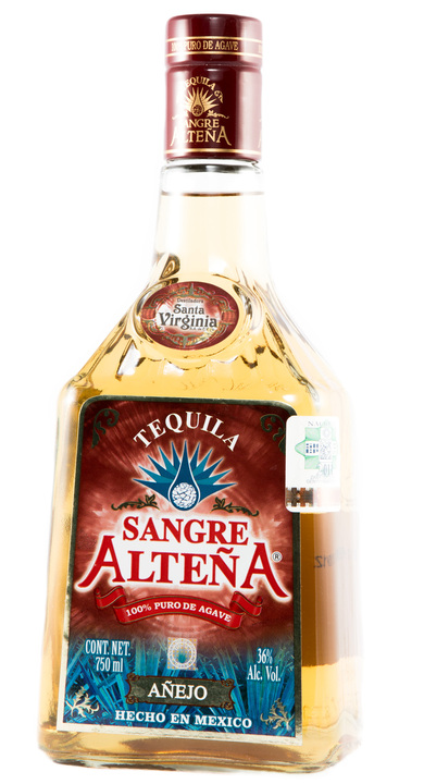 Bottle of Sangre Alteña Añejo