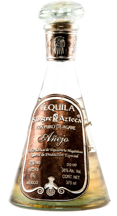 Bottle of Sangre Azteca Añejo