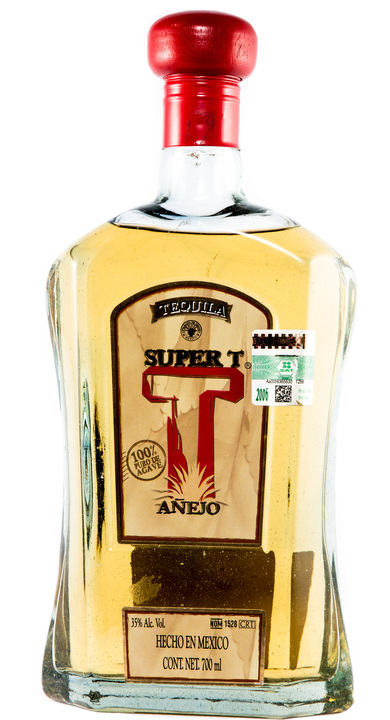 Bottle of Super T Añejo