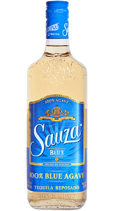 Bottle of Sauza Blue Reposado