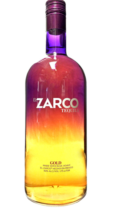 Bottle of El Zarco Gold