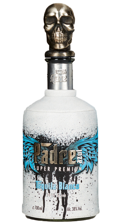 Bottle of Padre Azul Tequila Blanco