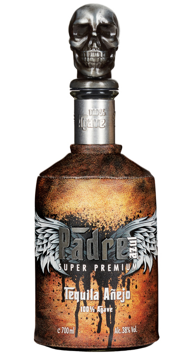 Bottle of Padre Azul Tequila Añejo