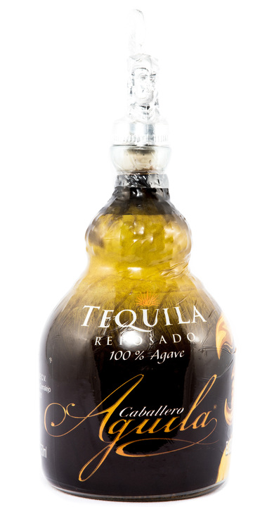 Bottle of Caballero Aguila Reposado