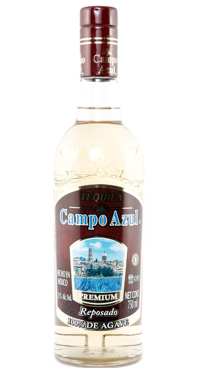 Bottle of Campo Azul Reposado