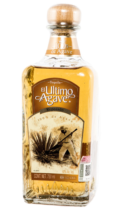 Bottle of El Ultimo Agave Reposado
