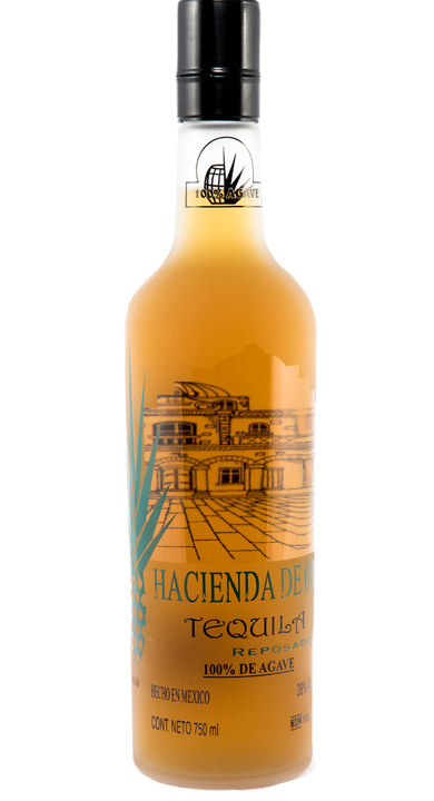 Bottle of Hacienda de Oro Reposado