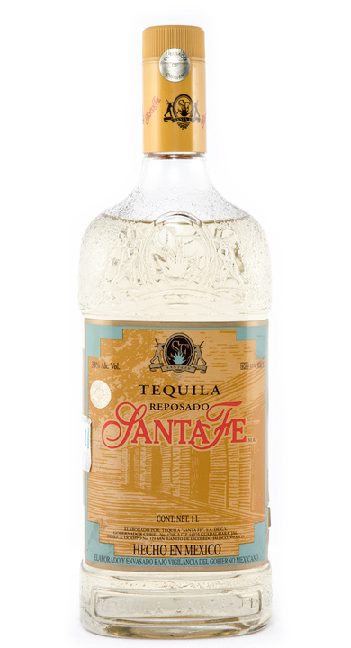Bottle of Tequila Santa Fe Reposado