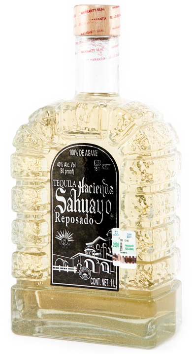 Bottle of Hacienda Sahuayo Reposado
