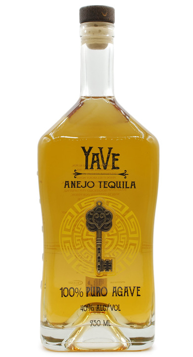 Bottle of YaVe Añejo Tequila