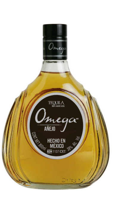 Bottle of Omega Añejo