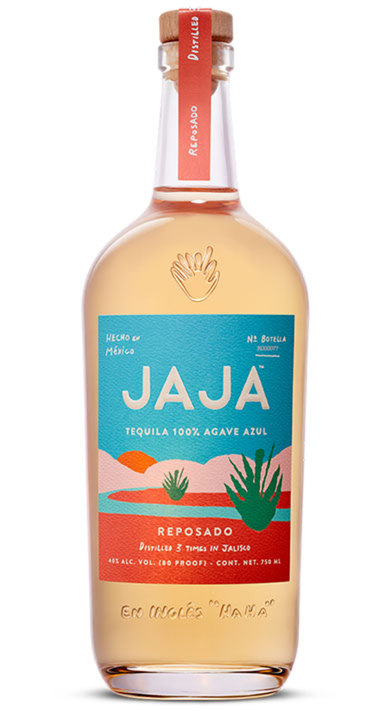 Bottle of JAJA Tequila Reposado