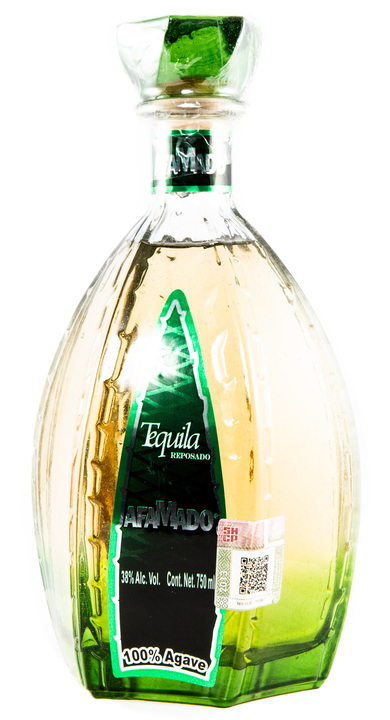 Bottle of Afamado Tequila Reposado