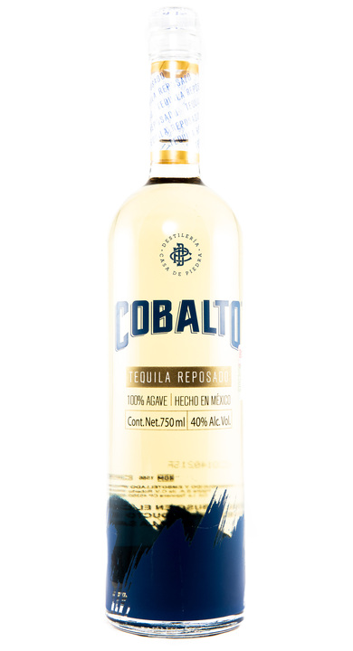 Bottle of Cobalto Tequila Reposado