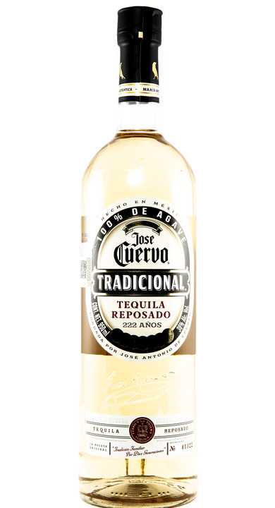 Bottle of Cuervo Tradicional Reposado