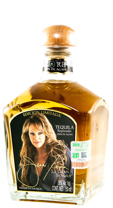 Bottle of Jenni Rivera Reposado Tequila 