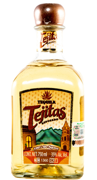 Bottle of Tejitas Reposado