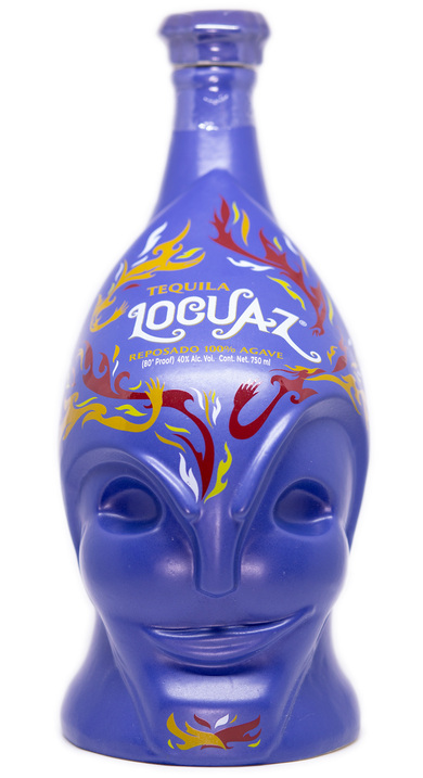 Bottle of Locuaz Tequila Reposado