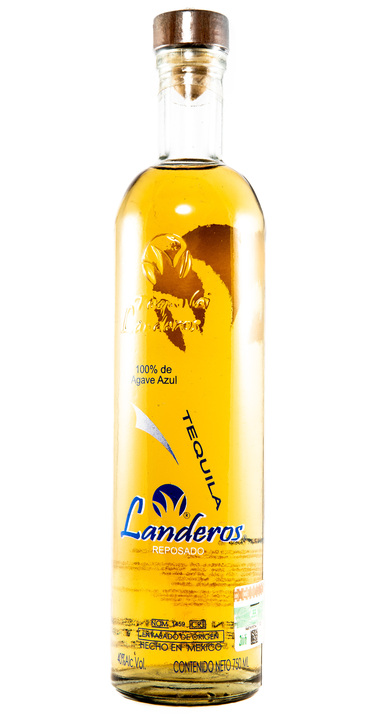 Bottle of Landeros Reposado