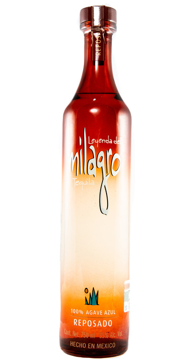 Bottle of Milagro Reposado