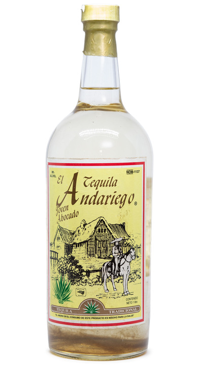 Bottle of Tequila El Andariego Joven