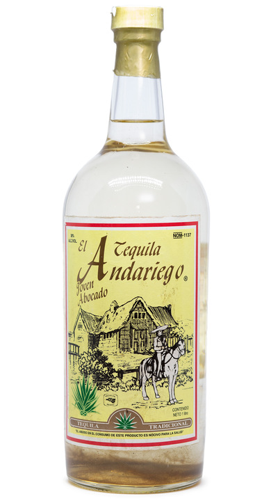 Bottle of Tequila El Andariego Joven