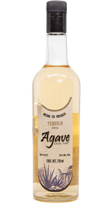 Bottle of Agave Dos Mil Tequila Gold