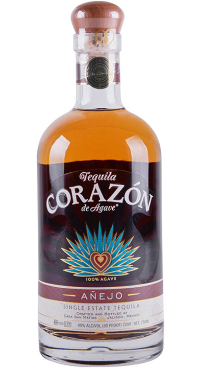 Bottle of Corazon Single Estate Añejo