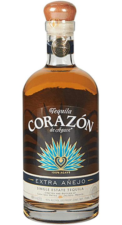 Bottle of Corazon Single Estate Extra Añejo