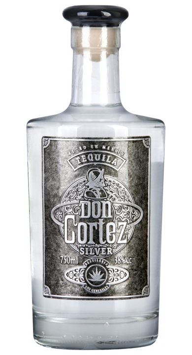 Bottle of Don Cortez Tequila Silver