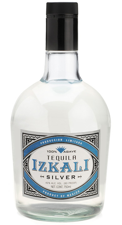 Bottle of Izkali Tequila Silver