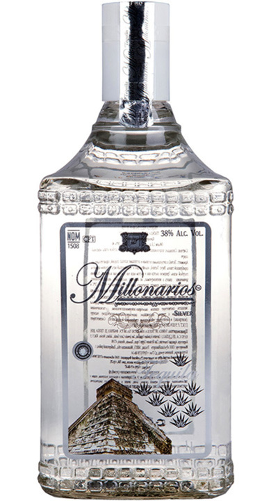 Bottle of Tequila Millonarios Silver