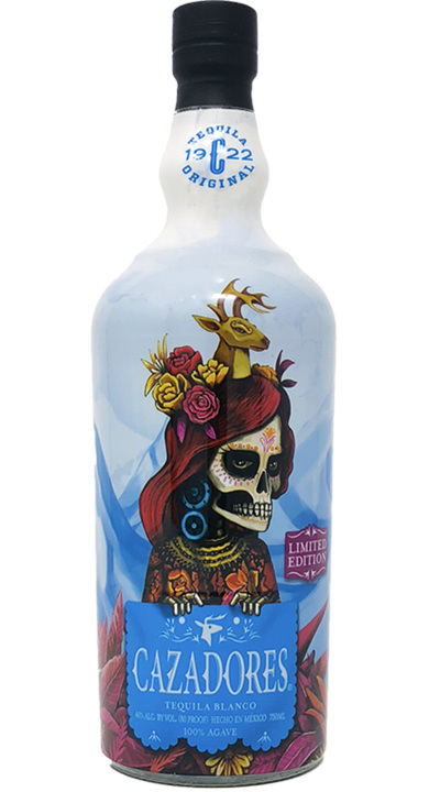 Bottle of Cazadores Tequila Blanco (Dia de los Muertos Edition)